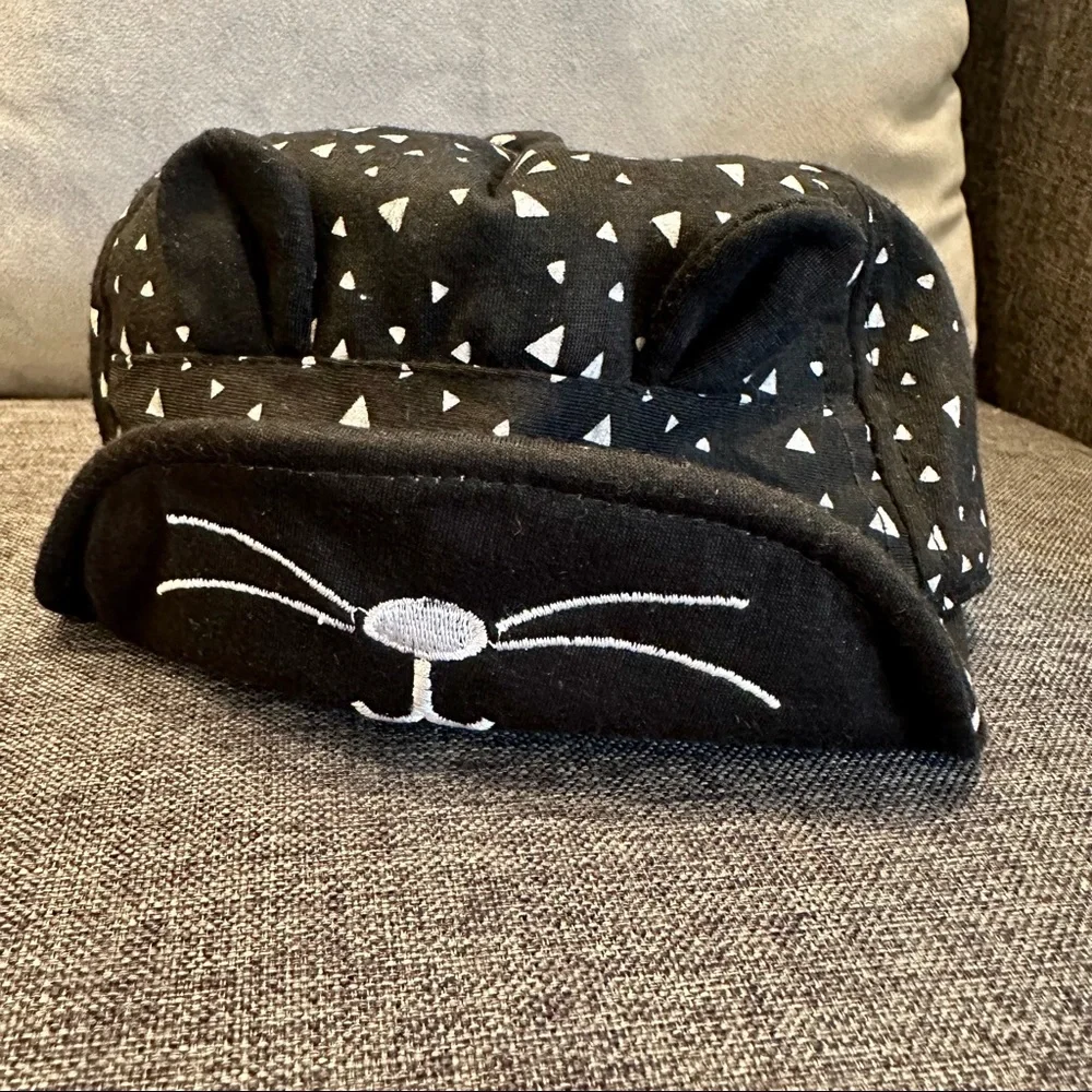 Cute Cat Style Baby Cap for Boys Girls, Kid Hat, Cotton, Snapback, 5 - 24 M